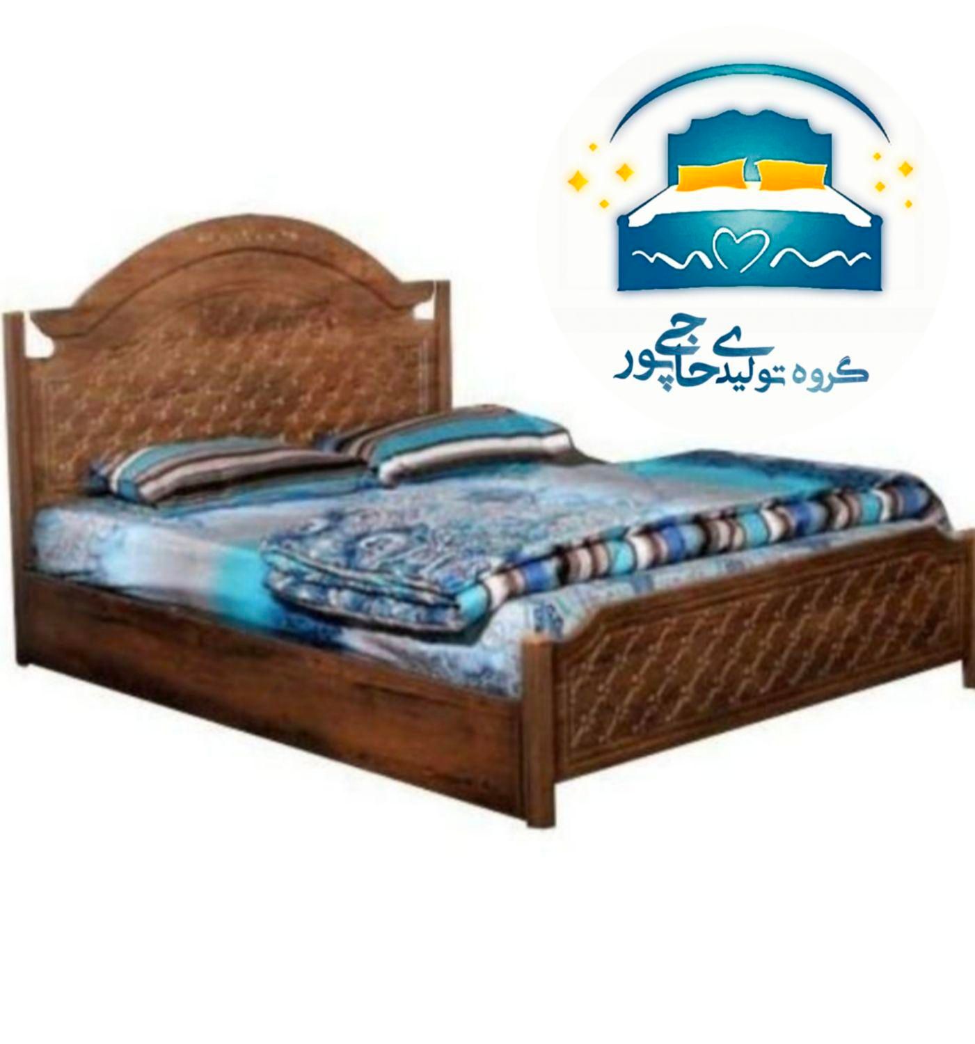 تخت خواب دو نفره حاجی پور(تختخواب۲دونفره)تشک پرواز|تخت و سرویس خواب|مشهد, حسین‌آباد|دیوار