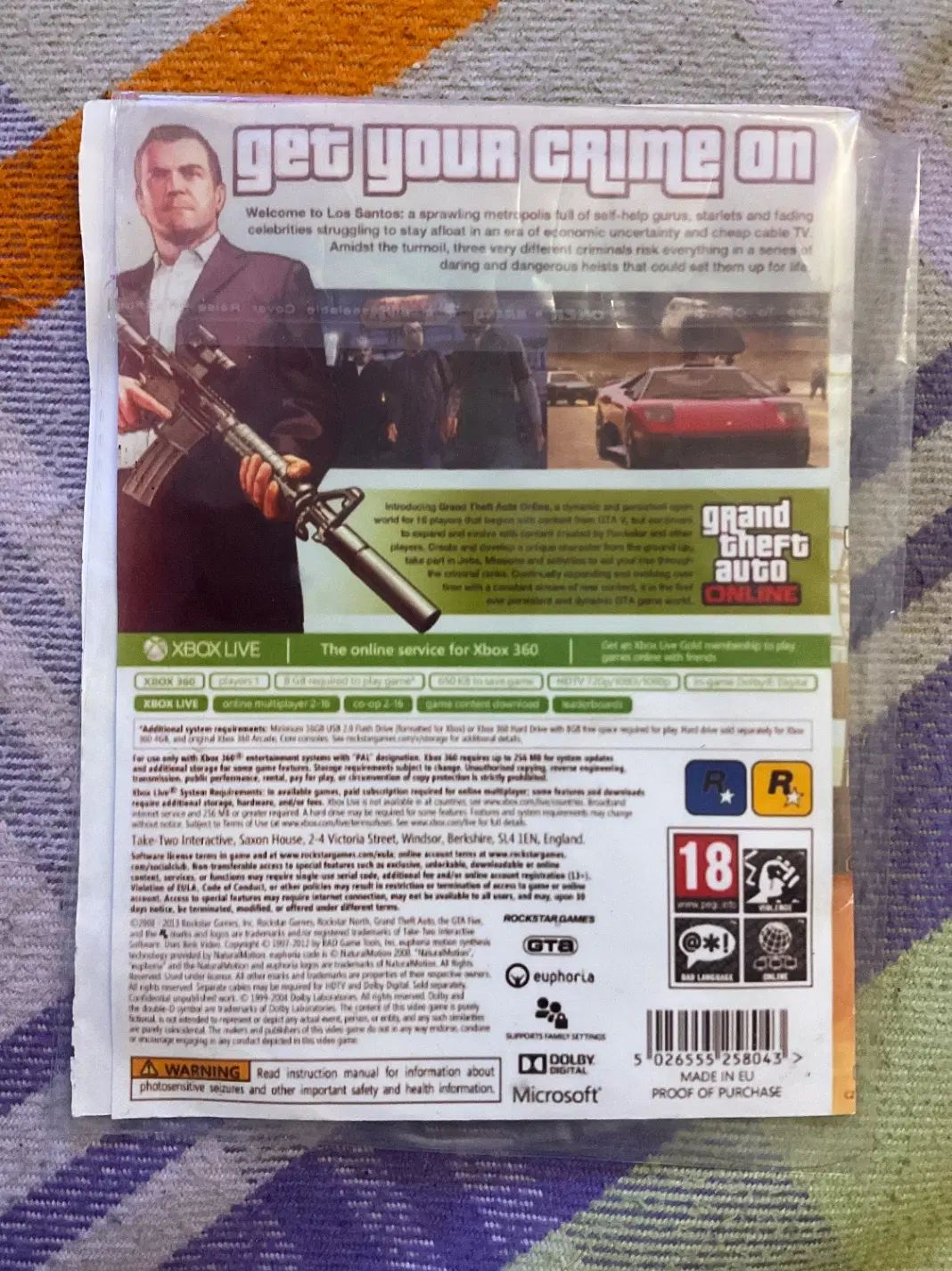 Grand Theft Auto V (Gta V) Xbox 360|کنسول، بازی ویدئویی و آنلاین|تهران, شهر زیبا|دیوار
