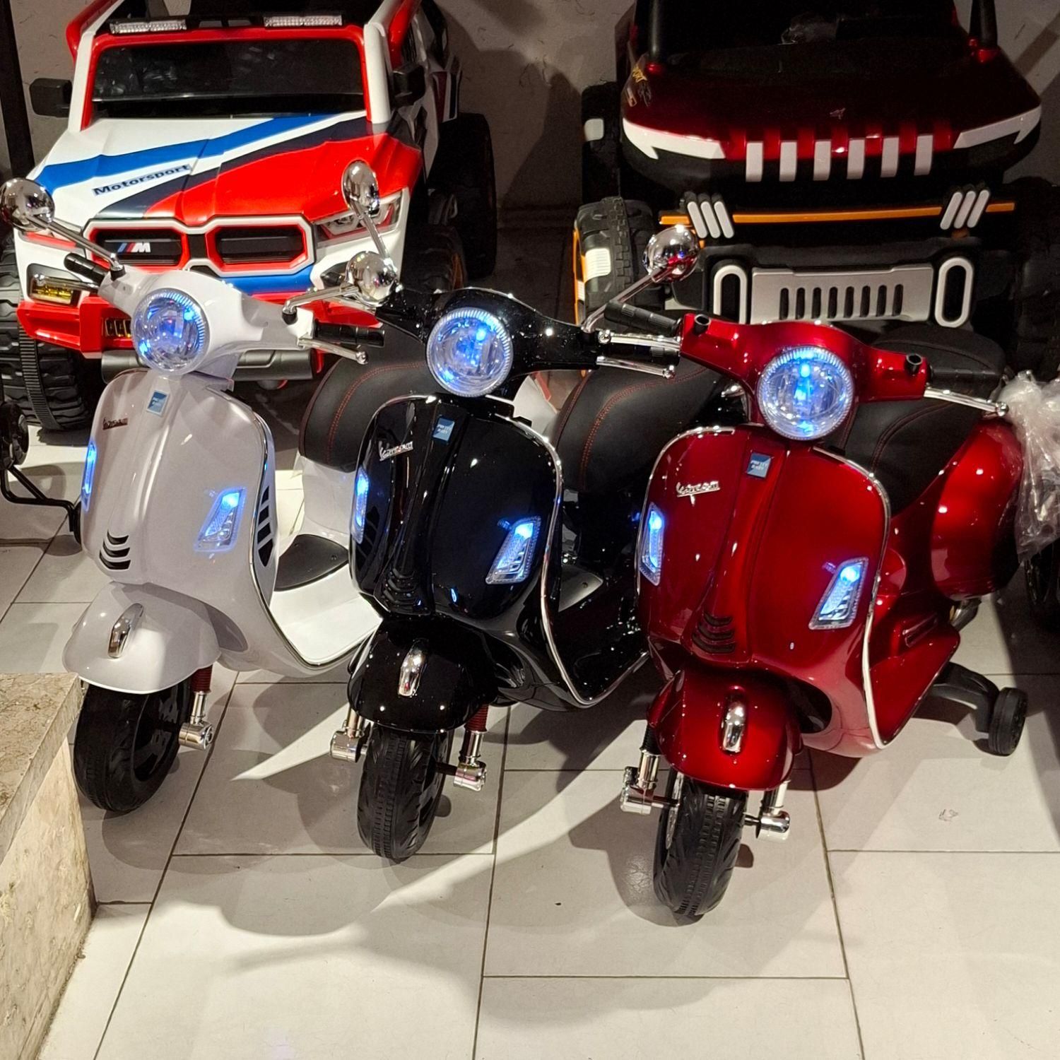 موتورشارژی vespa( اقساط به دلخواه بدون کارمزد )|اسباببازی بچه|مشهد, سناباد|دیوار