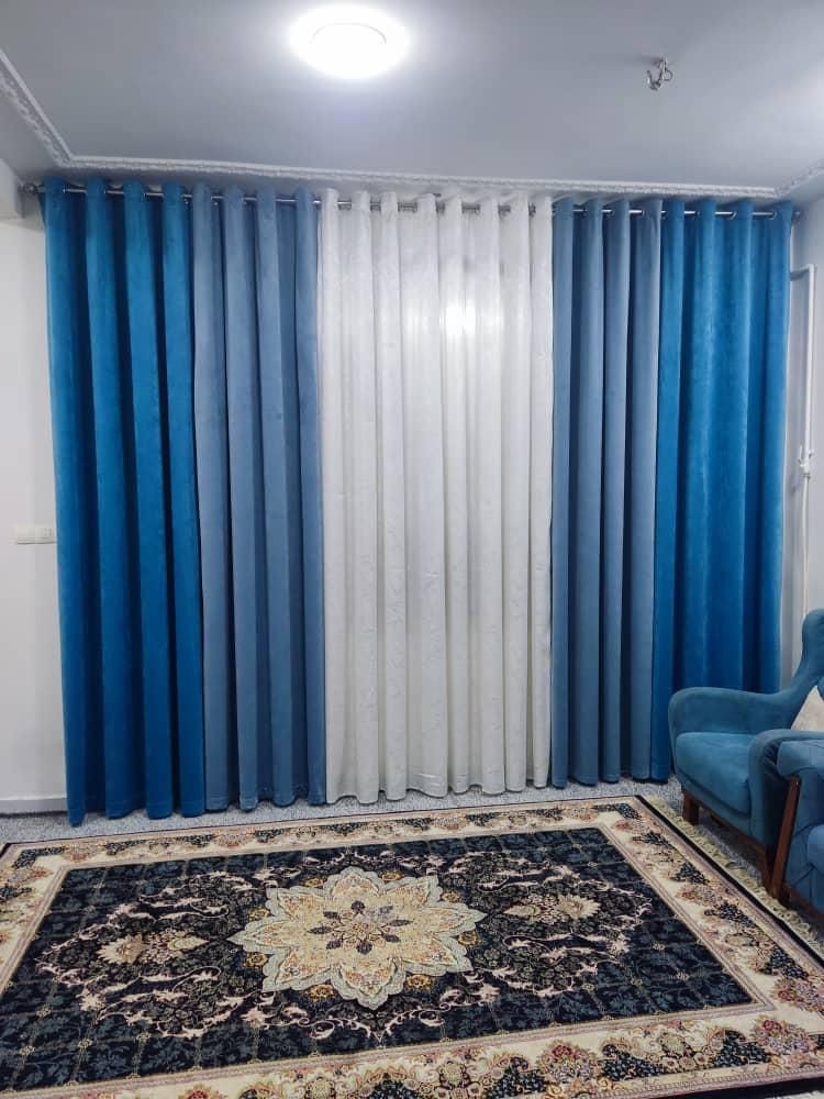 شستشو پرده و اتو بخار و نصب آن درمحل|خدمات نظافت|اهواز, سپیدار|دیوار