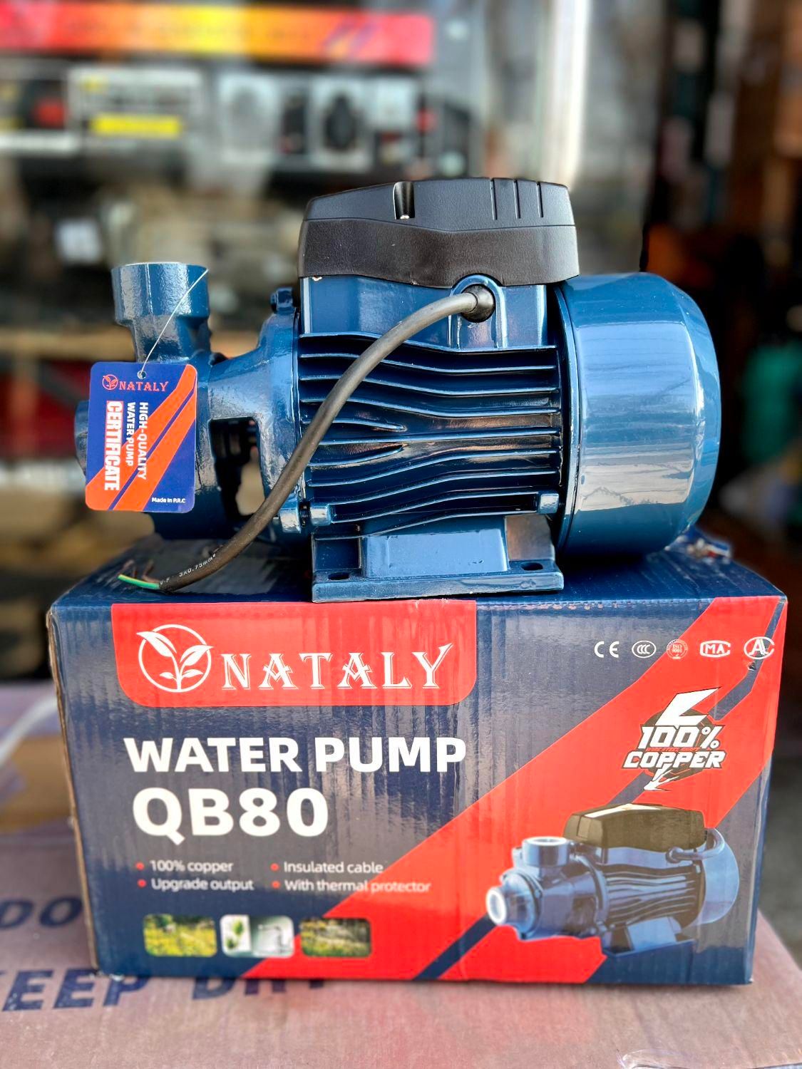 پمپ آب نیم اسب تمام مس مدل کیو بی شصت تا طبقه دوم|مصالح و تجهیزات ساختمان|مشهد, کوشش|دیوار