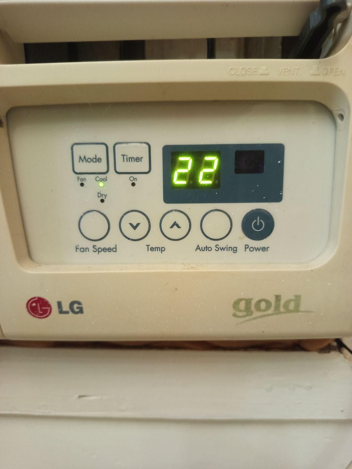 کولرگازپنجره ایLG 1900|کولر گازی و فن‌کوئل|رشت, آزادگان|دیوار