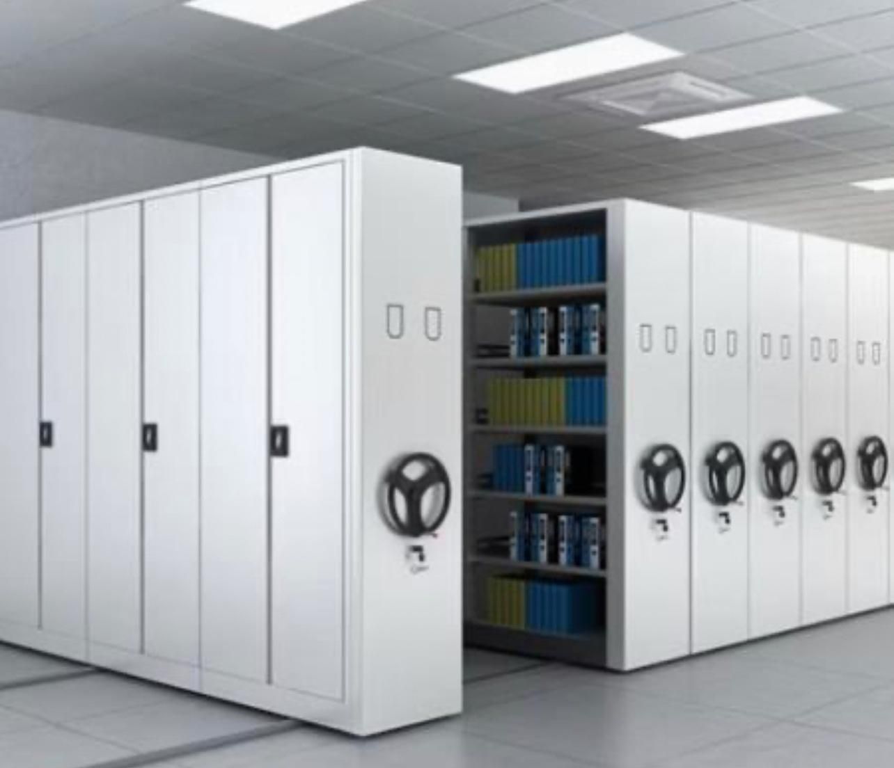 کمد بایگانی ریلی متحرک فلزی و کمد دوار/ پوشه آویز|کتابخانه، شلف، قفسههای دیواری|مشهد, آزادشهر|دیوار