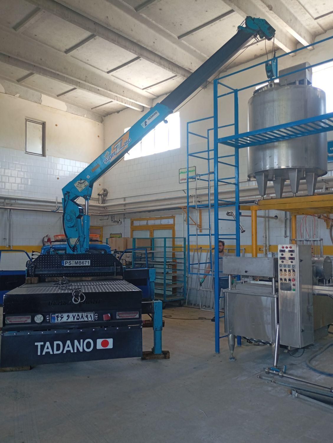 جرثقیل 2.5تن نیسانی تا ارتفاع 11متر|خدمات حمل و نقل|اردبیل, |دیوار