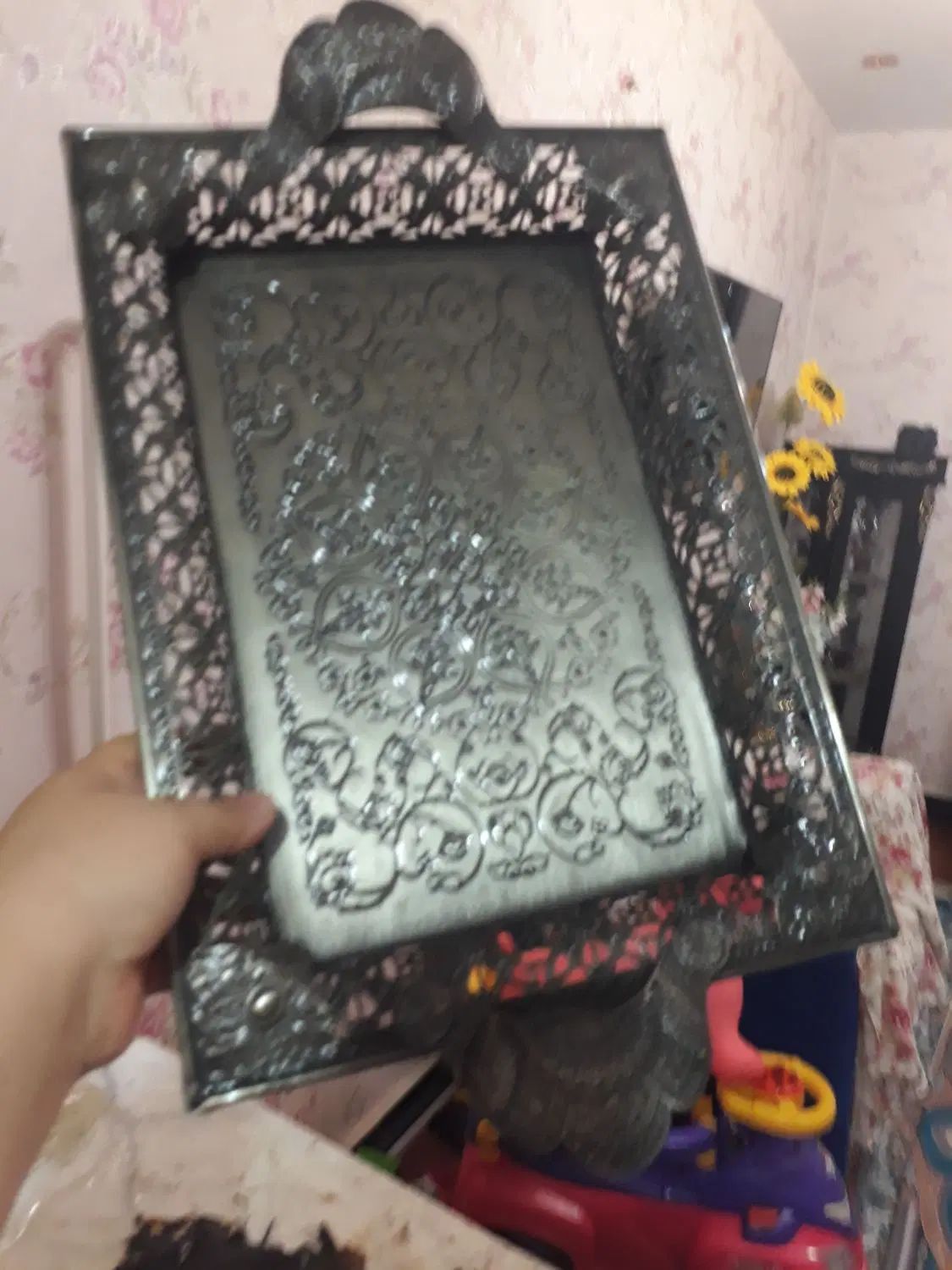 سینی‌نو‌اصلا‌استفاده‌نکردم‌جنسش‌|ظروف سرو و پذیرایی|کرج, پیشاهنگی|دیوار