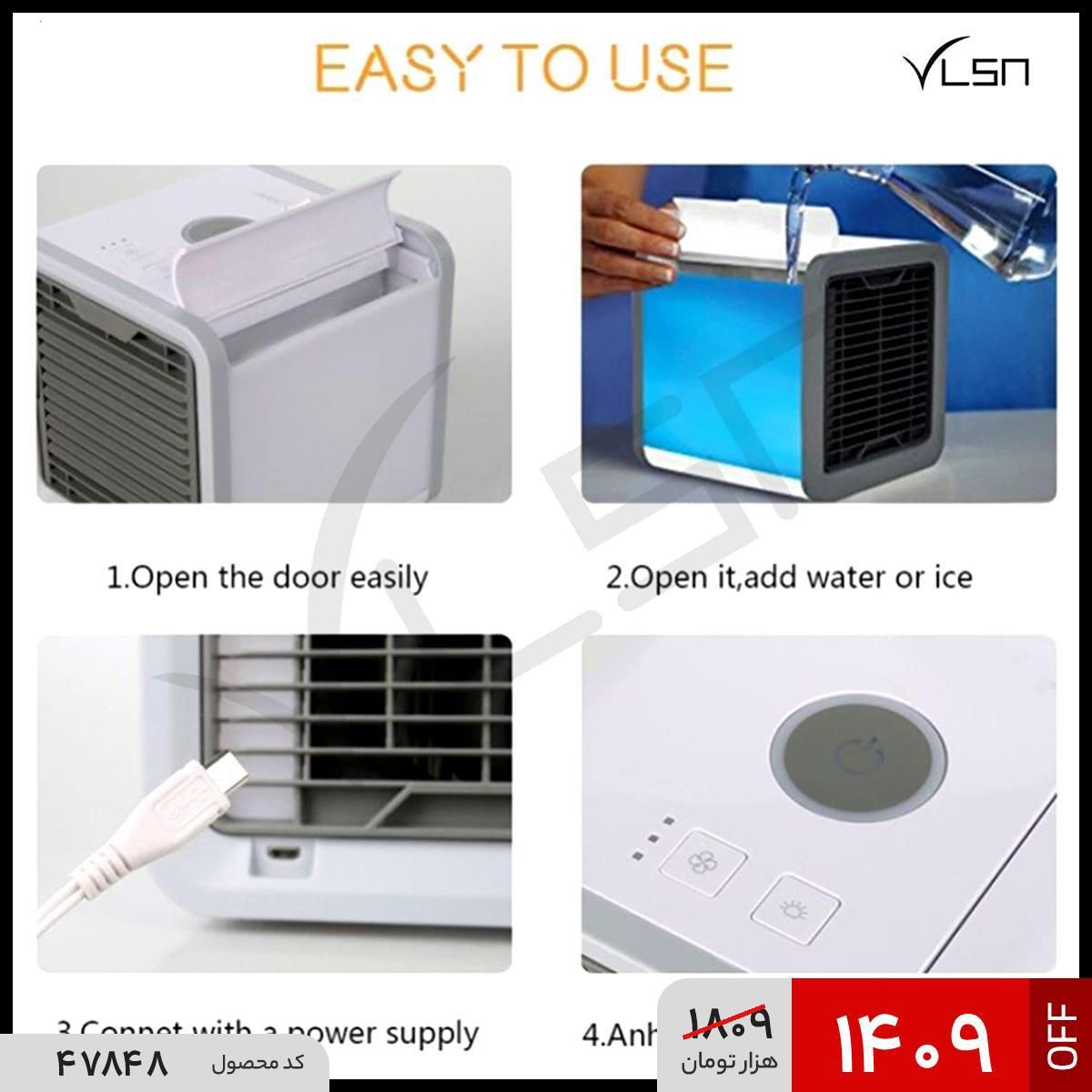 کولر آبی LED دار ARCTIC AIR|کولر آبی|تهران, بازار|دیوار