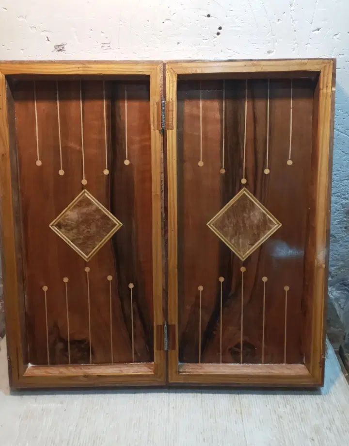 سه عدد تخته نرد پنجاه سانتی کار شده به چوب گردو|اسباب‌‌بازی|سنندج, |دیوار