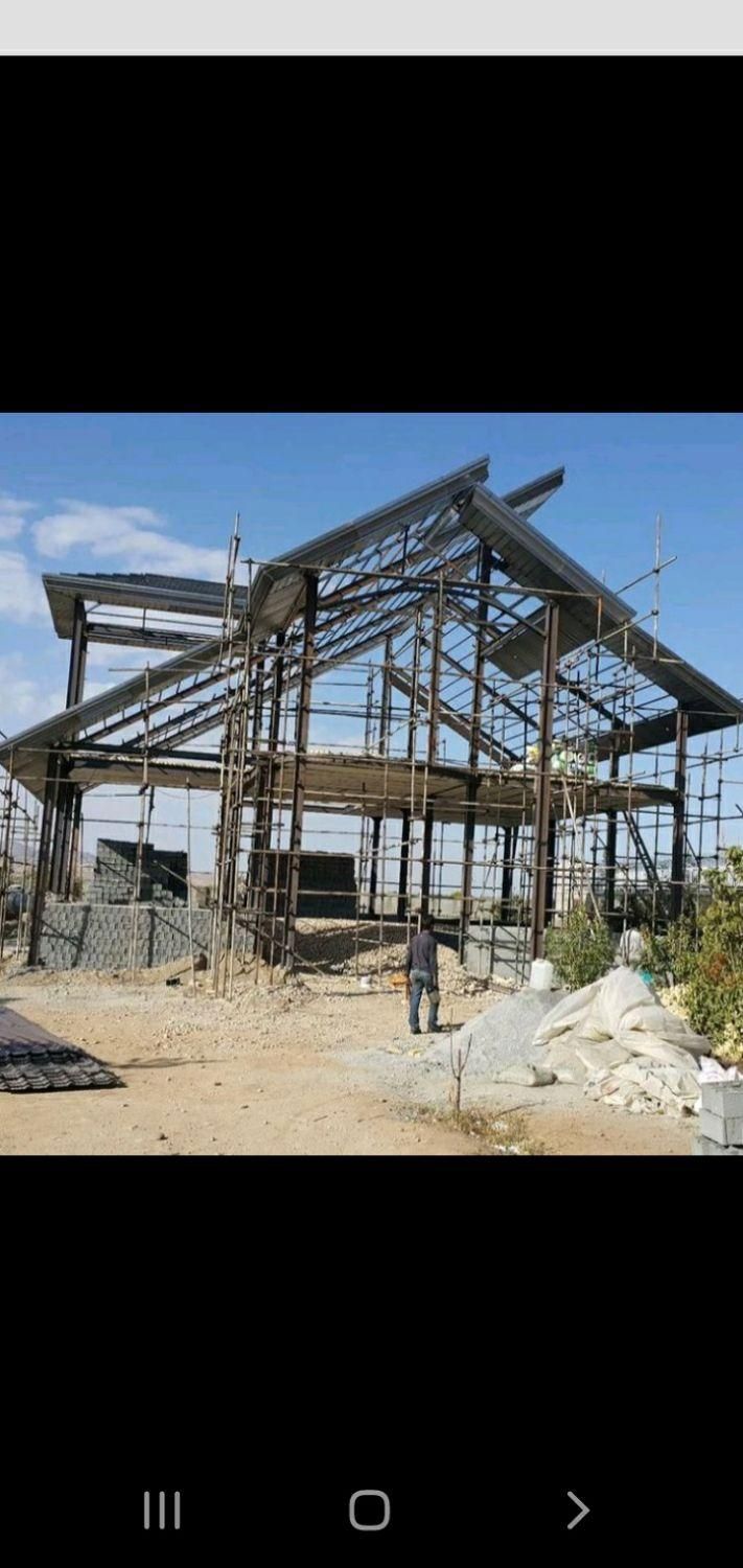 با سلام اجرای سقف شیروانی اسکلت خرپا نمالمبه|خدمات پیشه و مهارت|دماوند, دماوند|دیوار