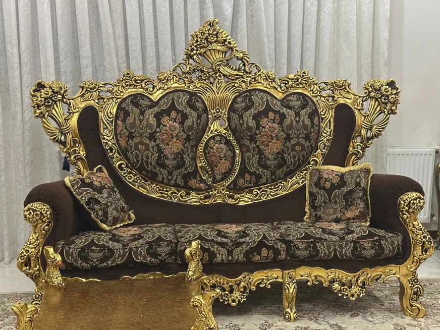 ست مبلمان همراه میز عسلی و ست ساعت ویترین|مبلمان خانگی و میز عسلی|کرج, حصارک بالا|دیوار