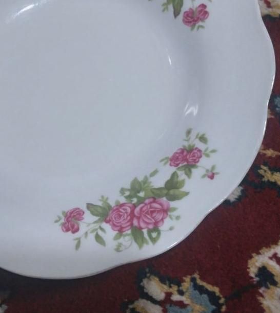 بشقاب خورشت خوری گل سرخ|ظروف سرو و پذیرایی|بروجرد, |دیوار