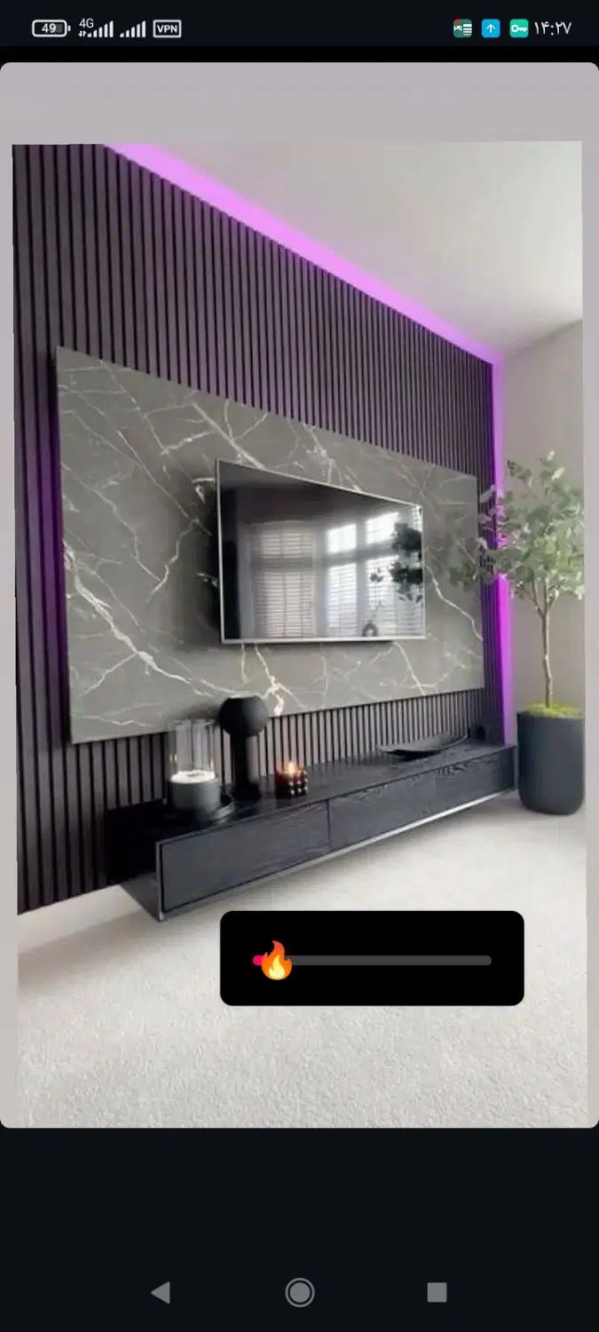 نصب تلویزیون روی دیوار led lcd|خدمات پیشه و مهارت|رشت, بازار|دیوار