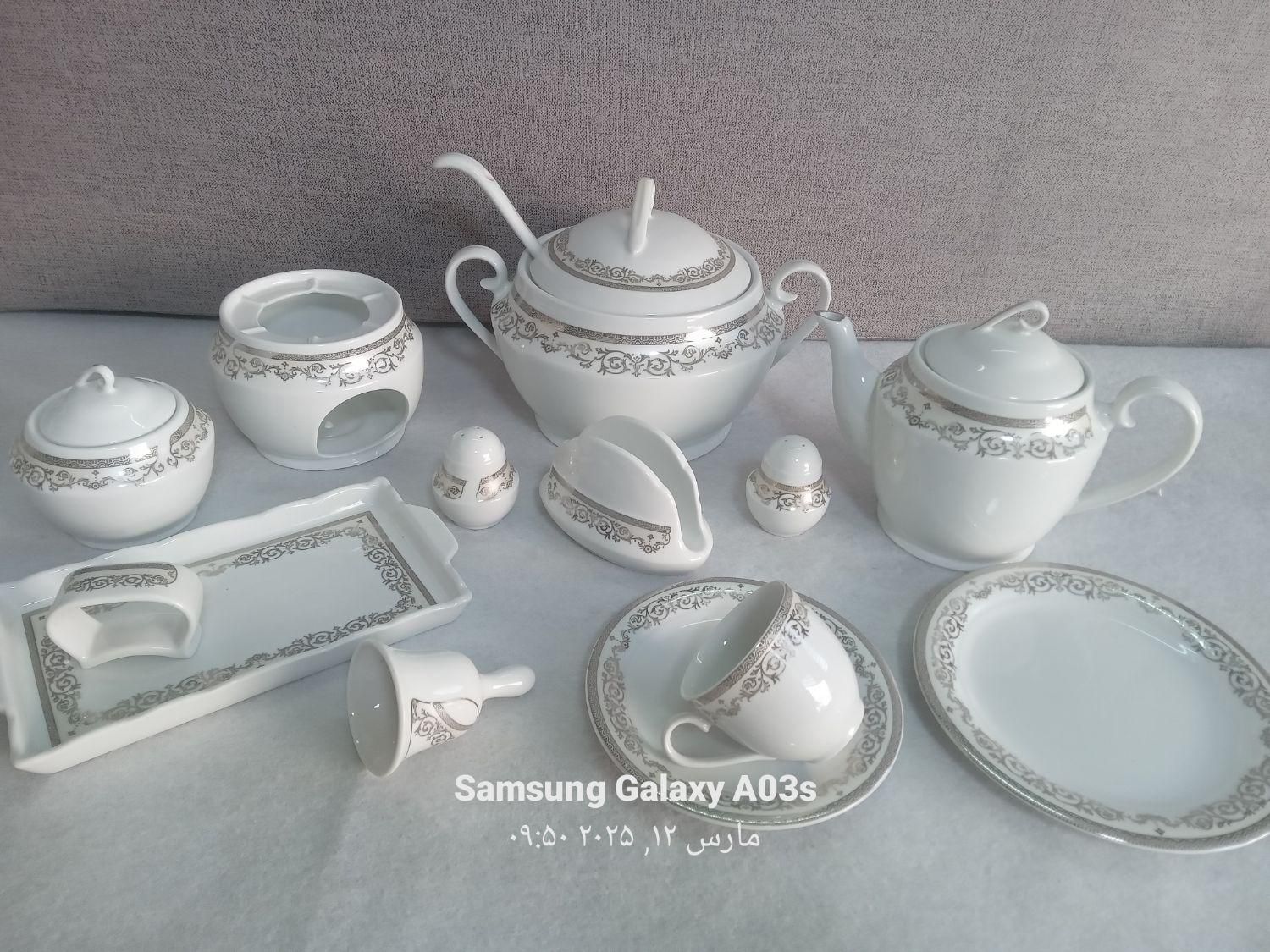 سرویس چینی ۱۲ نفره توس چینی|ظروف سرو و پذیرایی|شیراز, ترمینال باربری|دیوار