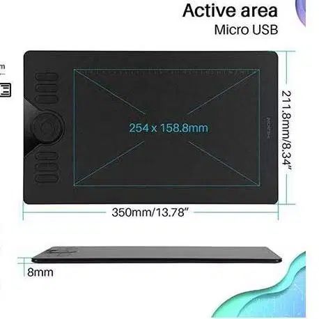 قلم مخصوص طراحی دیجیتال هویان (huion hs610)|قطعات و لوازم جانبی رایانه|اصفهان, مصلی|دیوار
