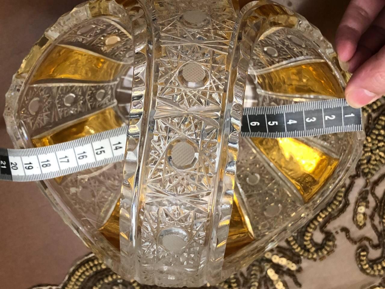 کشکول و شکلات خوری طلا کوب بوهیمیا اصل|صنایع دستی و سایر لوازم تزئینی|تهران, سهروردی|دیوار