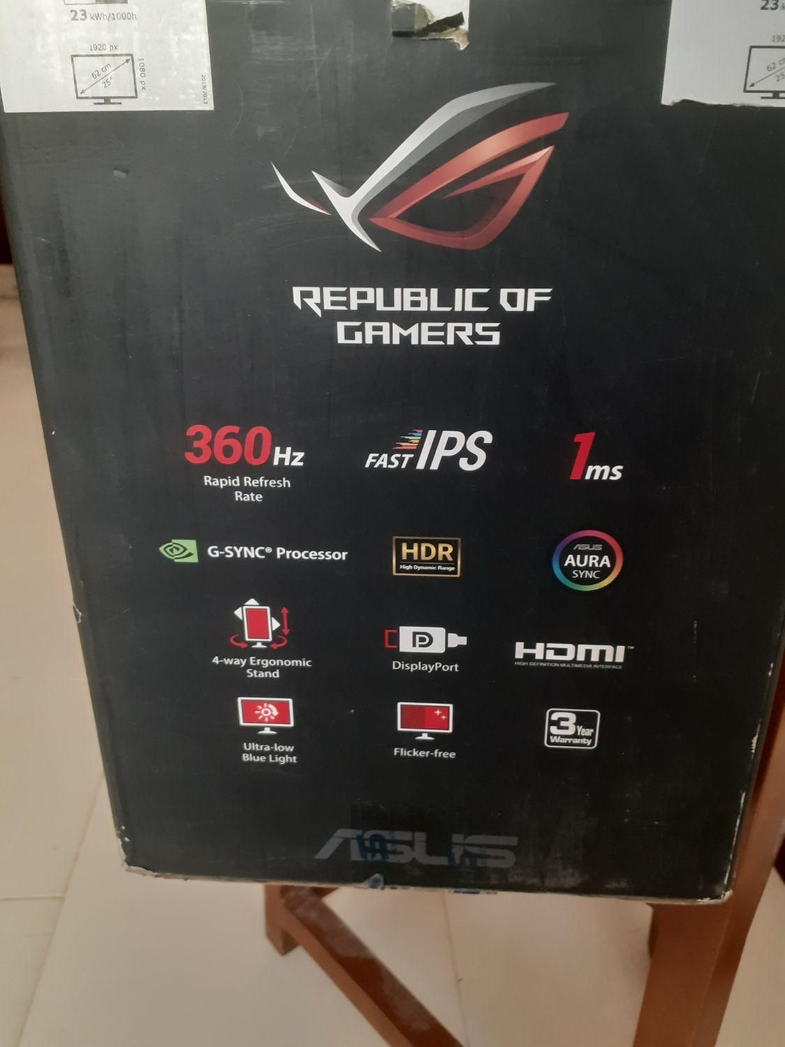 مانیتور گیمینگ ROG SWIFT 360 HZ|قطعات و لوازم جانبی رایانه|تهران, سوهانک|دیوار