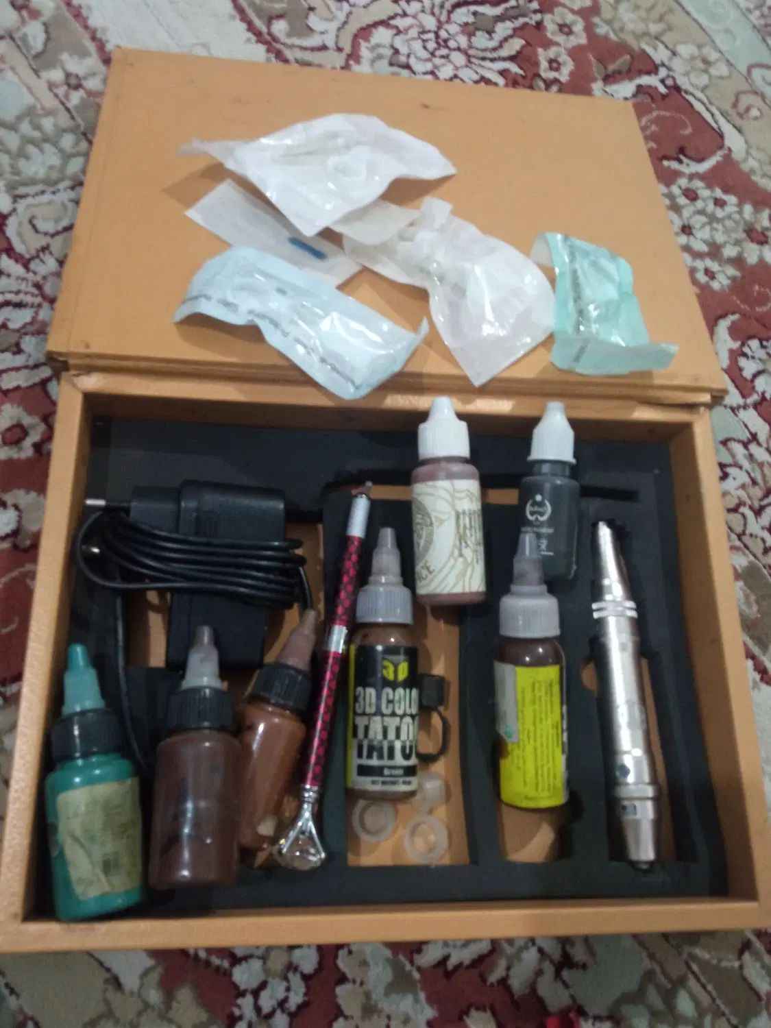 دستگاه تتو هاشور آرایش دائم صورت قلم فیبروز|آرایشی، بهداشتی، درمانی|نقده, |دیوار
