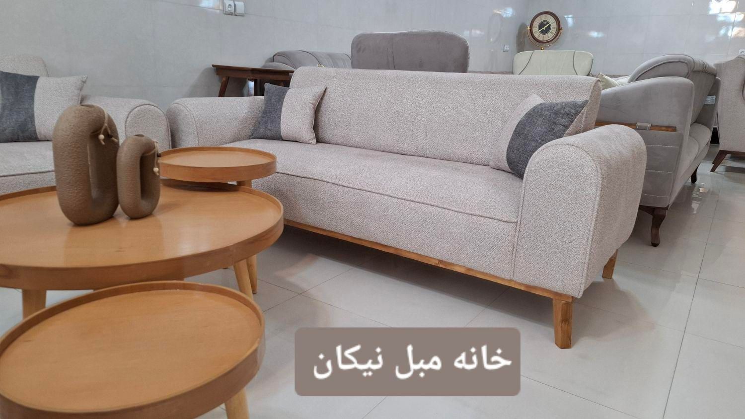 مبل راحتی هشت نفره مینیمال /اقساطی/نیکان|مبلمان خانگی و میز عسلی|همدان, |دیوار