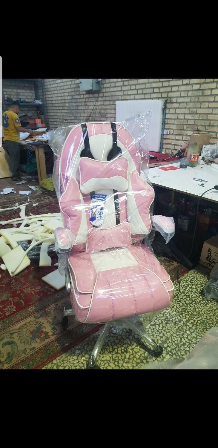 صندلی گیمینگ اریا دو اهرمه|صندلی و نیمکت|چهاردانگه (تهران), |دیوار