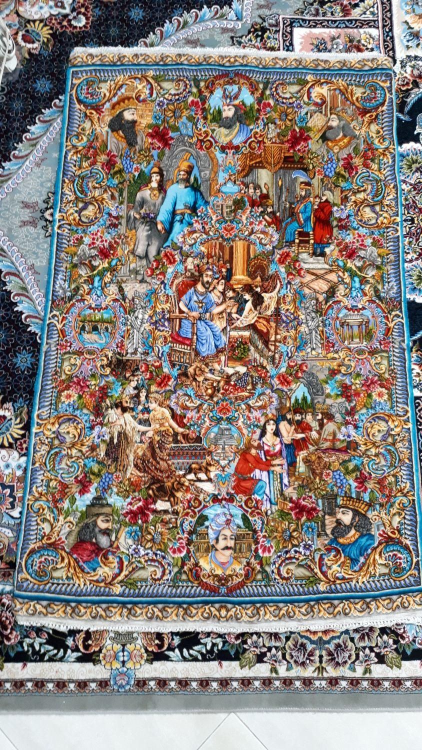 تابلو فرش دستبافت طرح سلاطین|تابلو فرش|دماوند, گیلاوند|دیوار