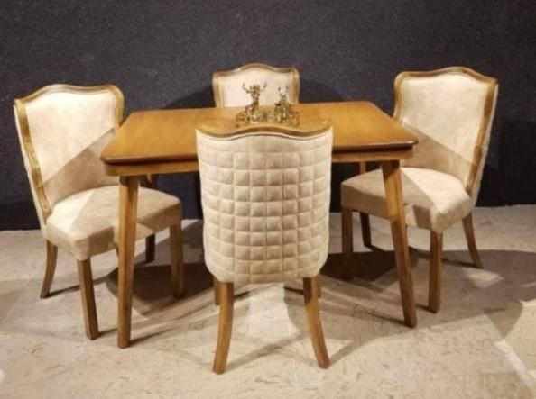 میز ناهار خوری ۴ نفره کد ۲۴۵۵ تولیدی میلاد|میز و صندلی غذاخوری|تبریز, |دیوار