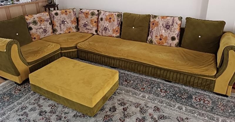 مبل ال 6 نفره|مبلمان خانگی و میز عسلی|شاهین‌شهر, شهرک میلاد|دیوار