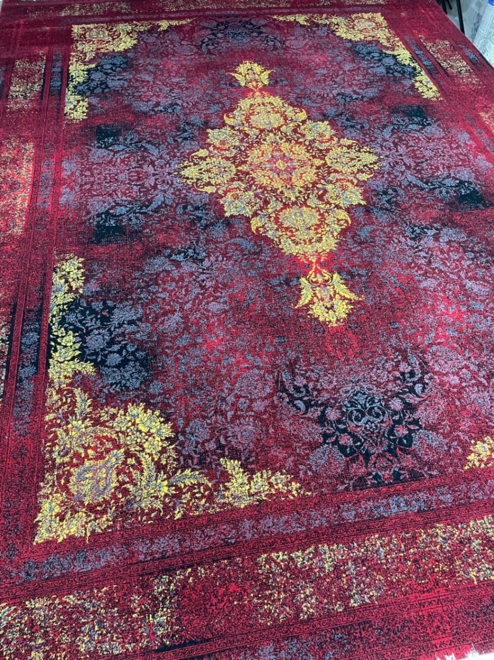 جفت فرش روناسی جدید تمام نخ نو/توحید۲ ماندگار|فرش|بیرجند, |دیوار
