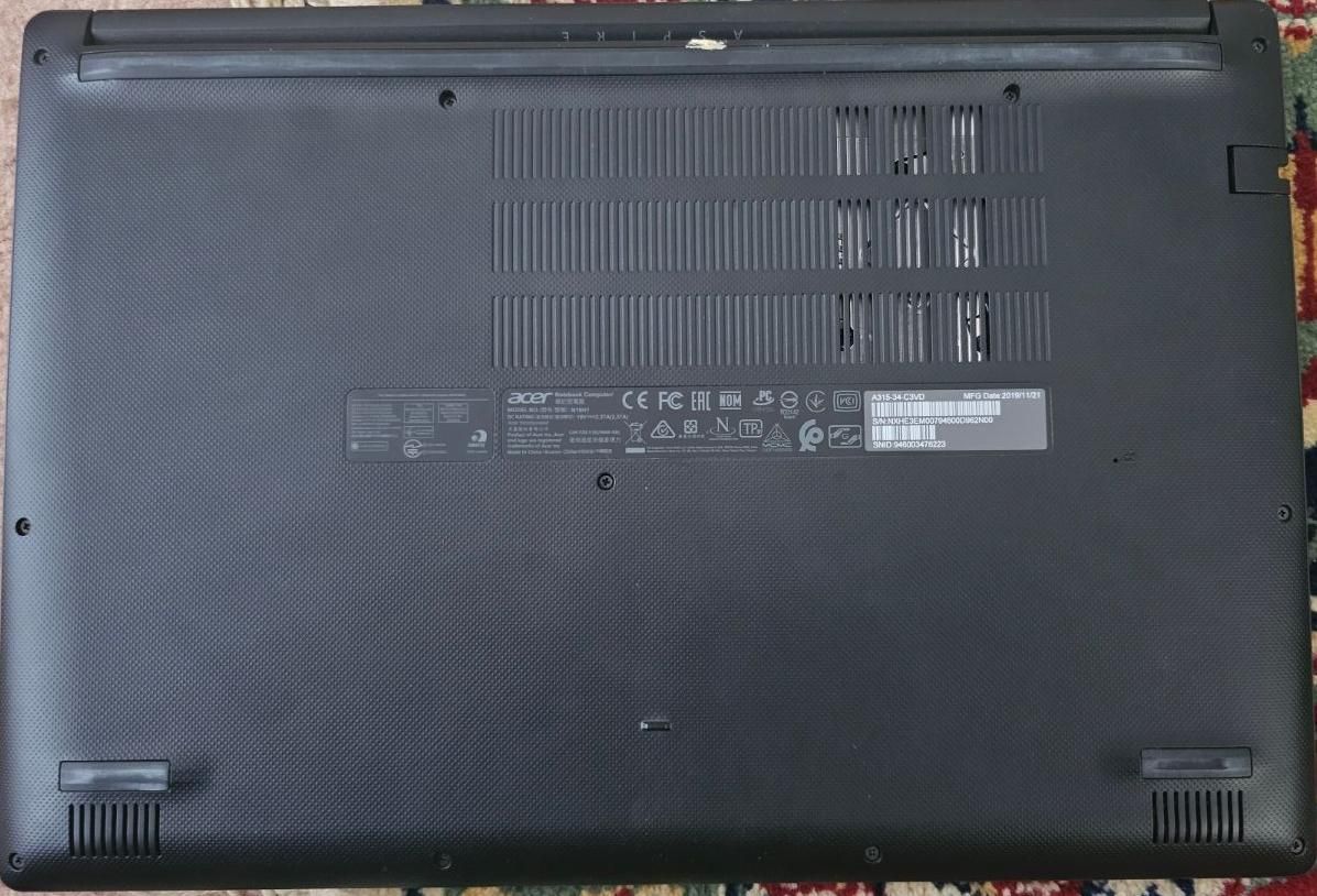 لپ‌تاپ Acer مدل Aspire سری A315|رایانه همراه|صدرا-فارس, |دیوار