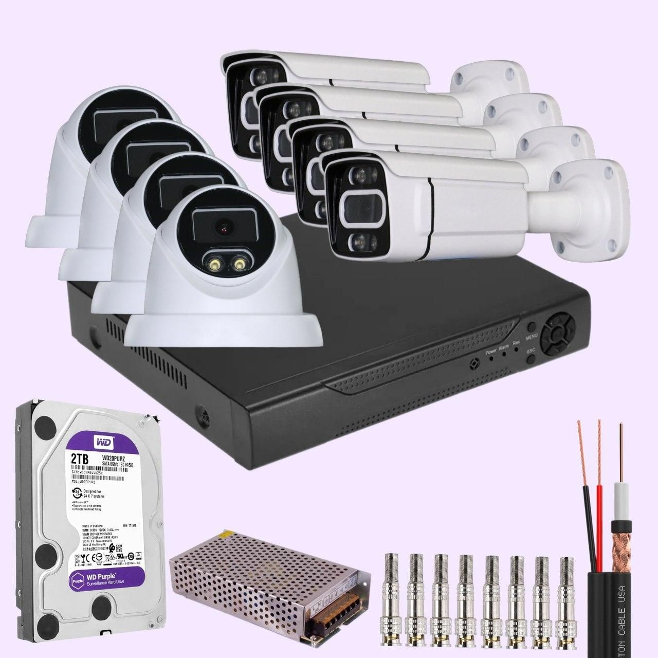 پکیج ۸ کانال دوربین مداربسته|دوربین مداربسته|بندر انزلی, جهانگانی|دیوار