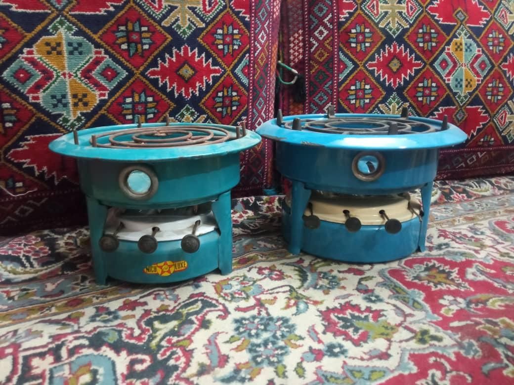 چراغ سه فیتیله چهار فیتیله نفتی قدیمی عتیقه سالم|کلکسیون اشیاء عتیقه|اصفهان, شیخ اشراق|دیوار