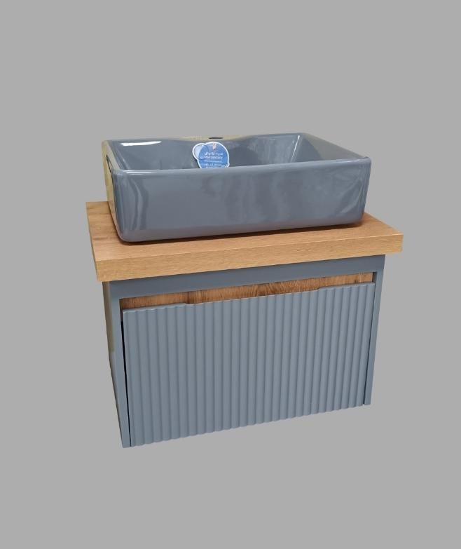 روشویی 0015 چوبی چوب طوسی 60×40|لوازم سرویس بهداشتی|کرج, گلشهر|دیوار