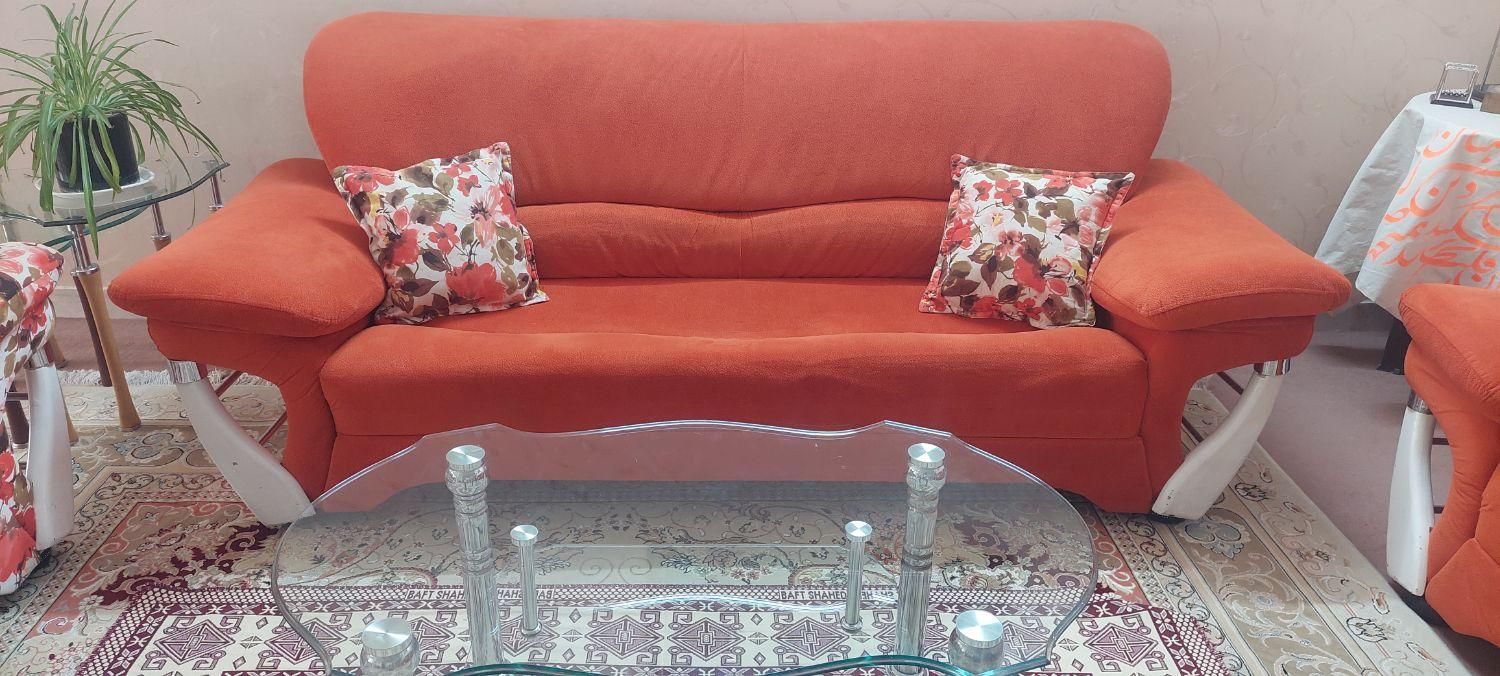 مبلمان راحتی مبل پارچه ای|مبلمان خانگی و میز عسلی|قم, چهار مردان|دیوار