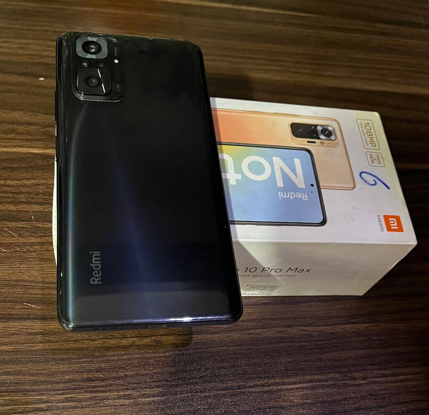 Redmi Note 10 Pro Max ۱۲۸ گیگابایت|موبایل|تهران, بیسیم|دیوار