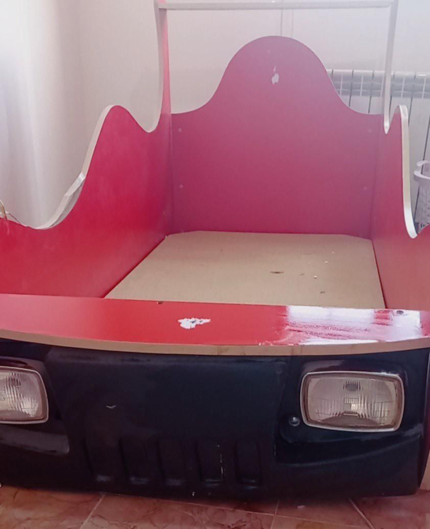 تخت نوجوان طرح ماشین|تخت و سرویس خواب|کرمان, |دیوار