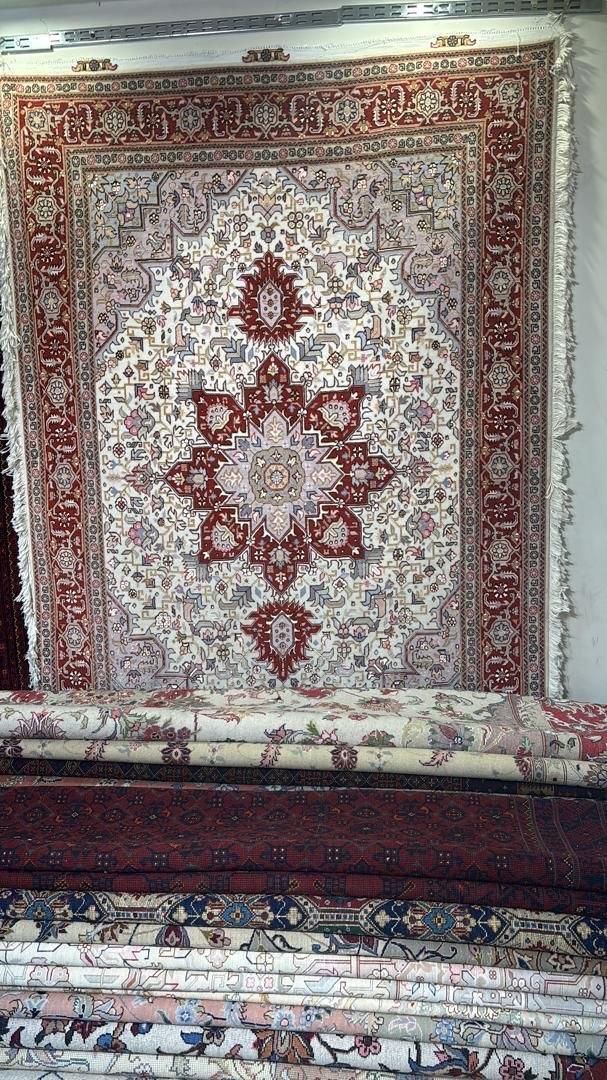 قالیچه هریس تبریز ۳متری، ۵۰رج، گل ابریشم نو|فرش|تهران, گیشا|دیوار
