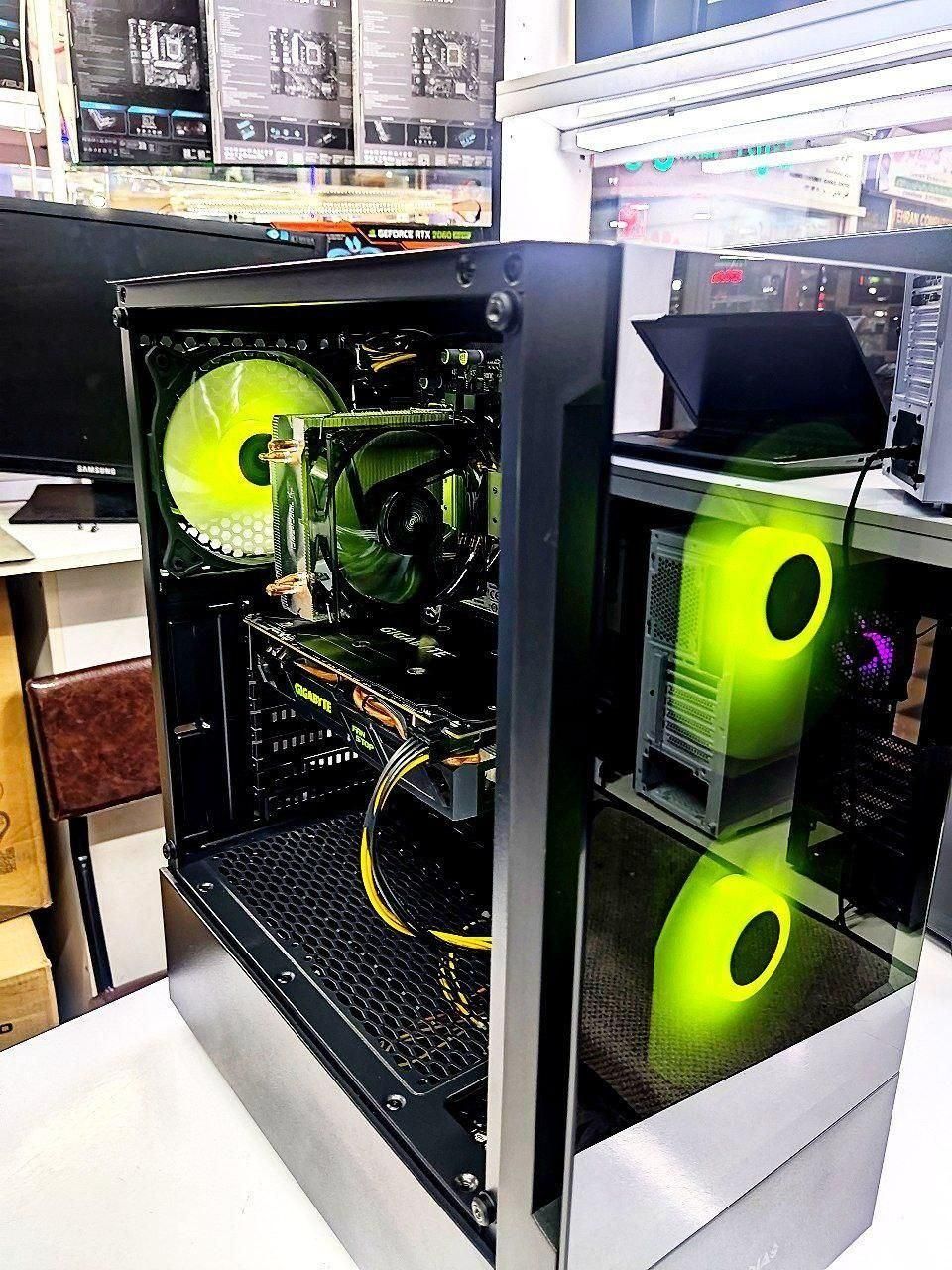 کامپیوتر گیمینگ کیس رنگی نسل 9 argb|رایانه رومیزی|اردبیل, |دیوار