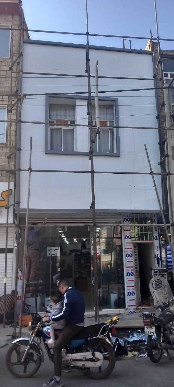 اجرای نمای کامپوزیت   جوشکاری|خدمات پیشه و مهارت|قم, سالاریه|دیوار