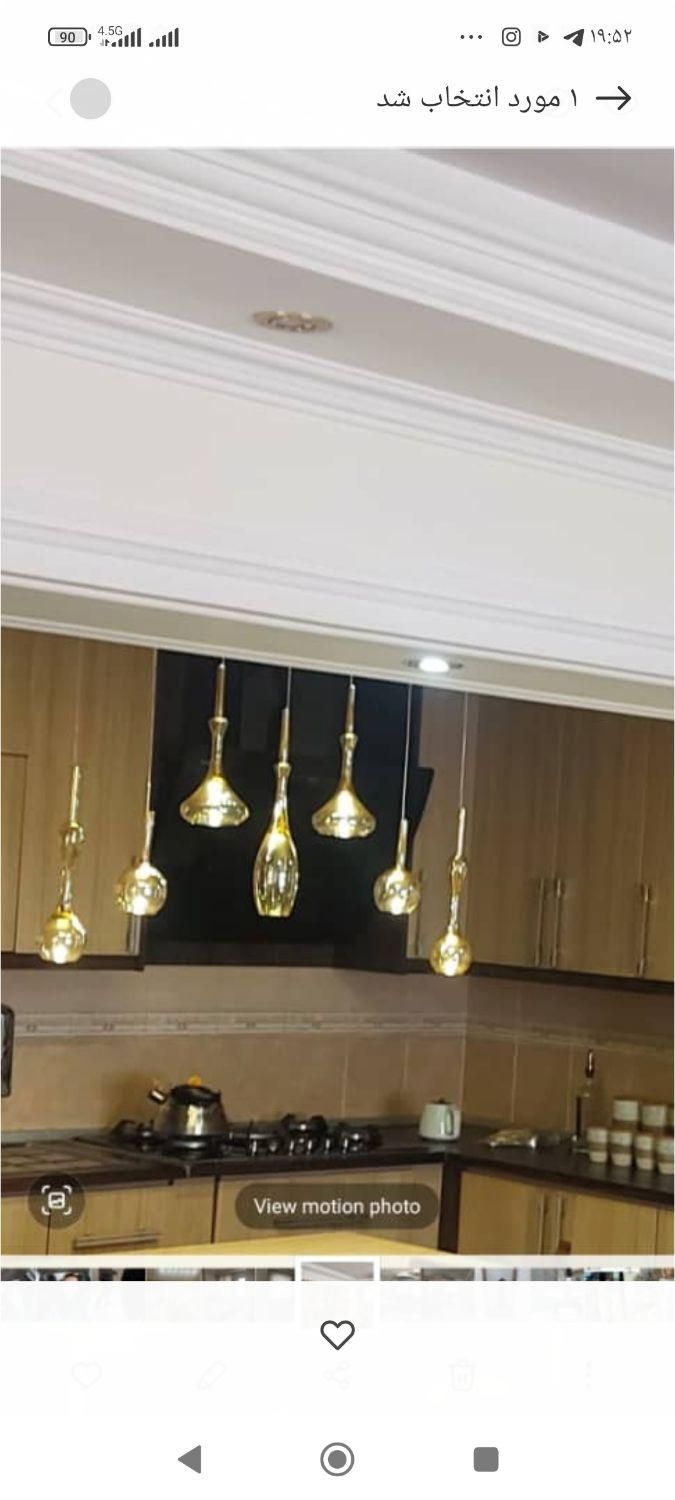 لوستر آشپزخانه|لوستر و چراغ آویز|زنجان, |دیوار