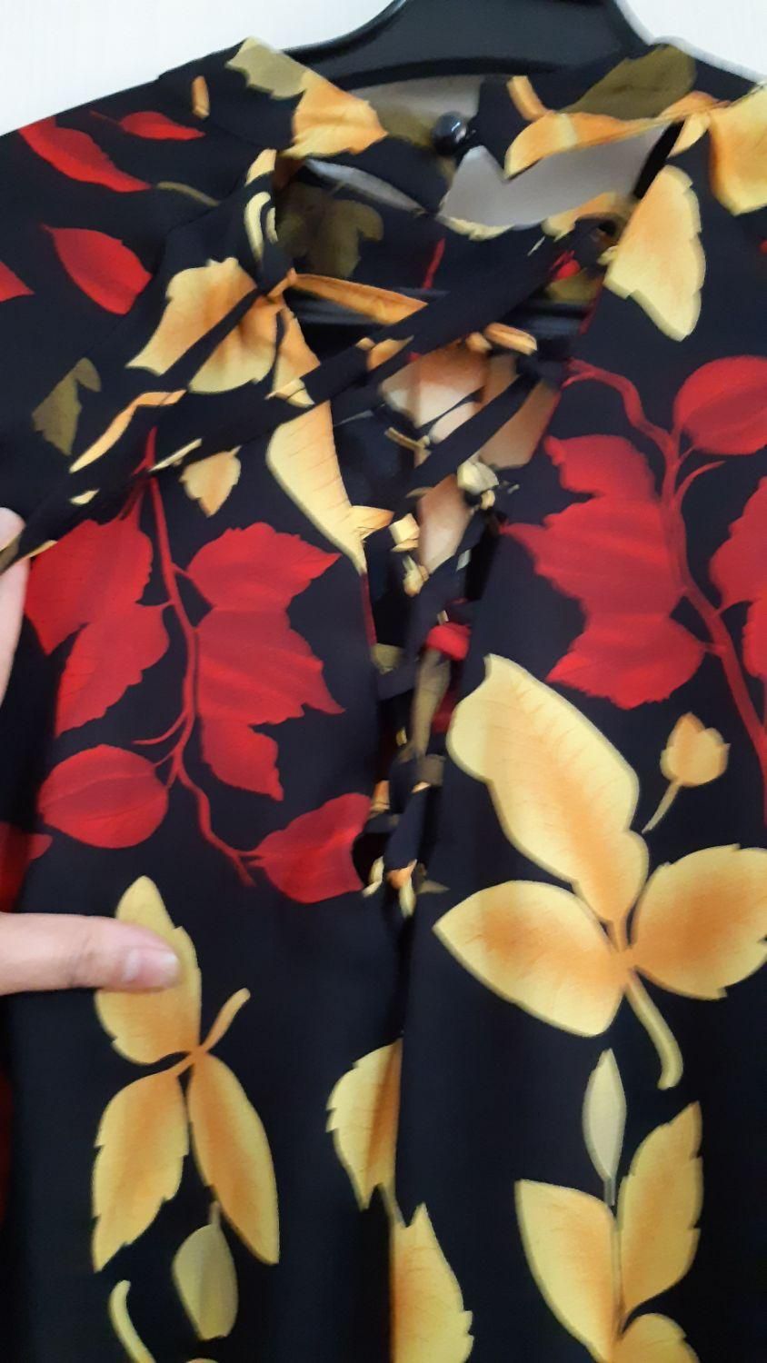 شومیز کرپ حریر طرحدار|لباس|نظرآباد, نظرآباد|دیوار