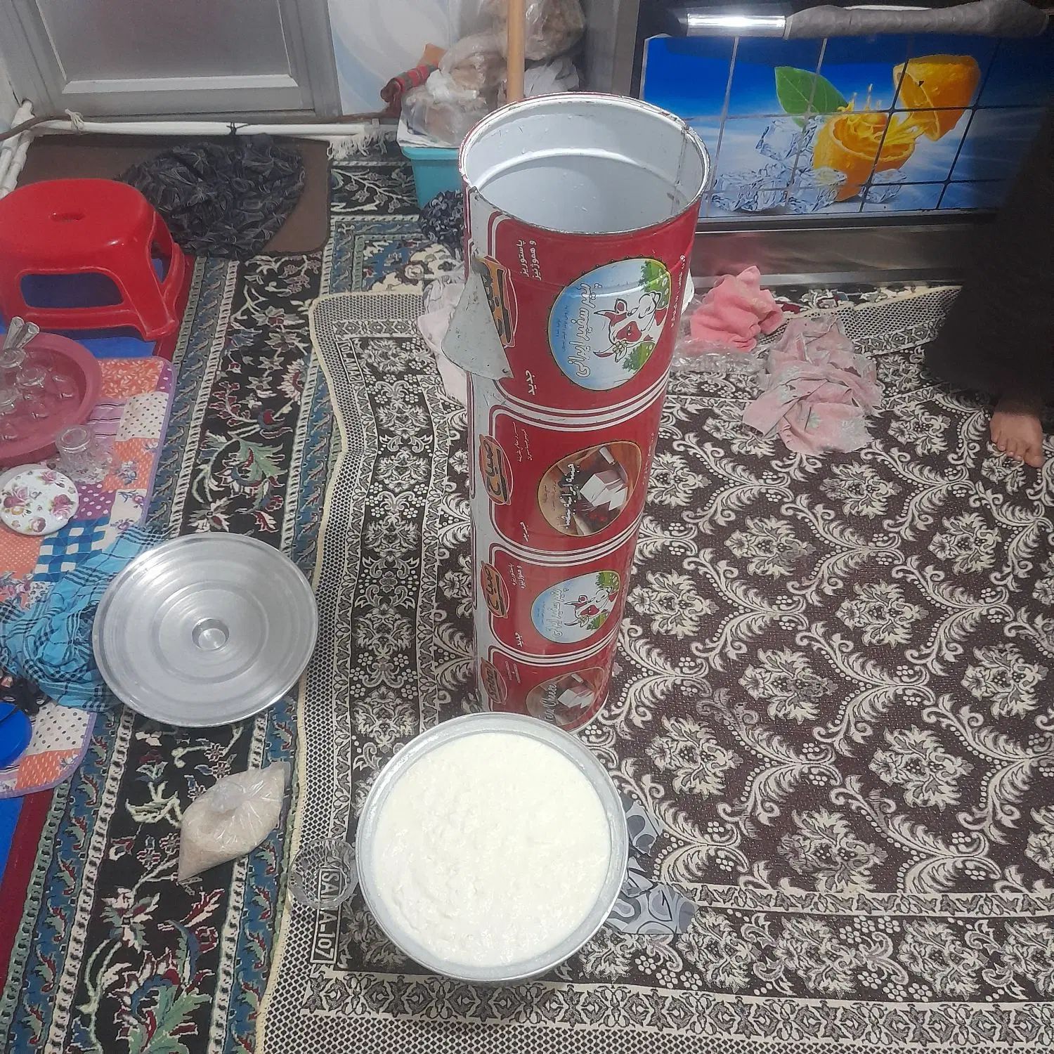 کره محلی گاوی گوسفندی شیره انگور عسل طبیعی|خوردنی و آشامیدنی|گنبد کاووس, |دیوار
