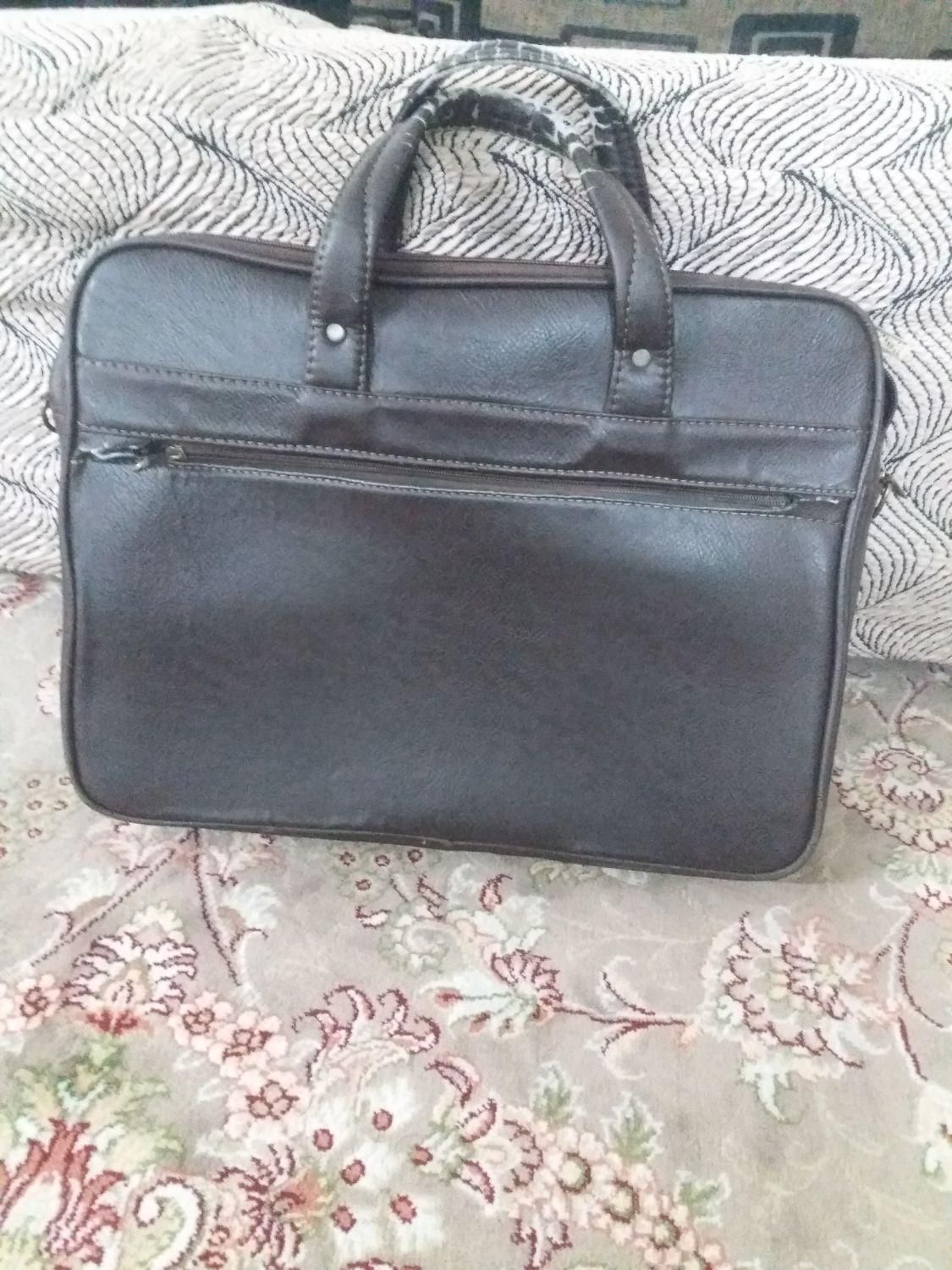 کیف دانشجویی چرمی قهوه ای|کیف، کفش، کمربند|تهران, زرکش|دیوار