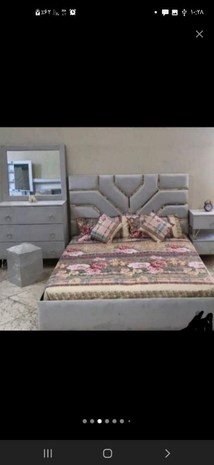 تخت خواب دونفره بار جدید سمساری بزرگ سارانی|تخت و سرویس خواب|زابل, |دیوار