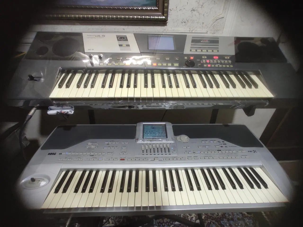 Korg Pa1x & Roland دوطبقه|پیانو، کیبورد، آکاردئون|تهران, شهرک فردوس (حسینی)|دیوار