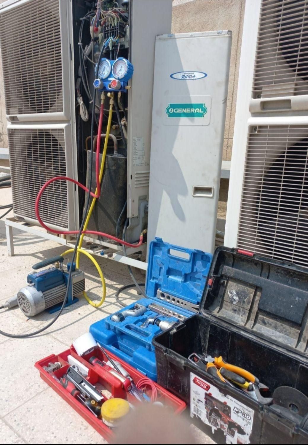 سرویس، نصب، تعمیر،جابجایی انواع کولرگازی ها|خدمات پیشه و مهارت|تبریز, |دیوار