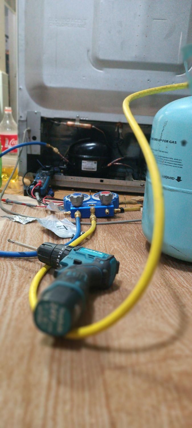 تعمیرات گازگیری انواع یخچال ایرانی و خارجی در محل|خدمات پیشه و مهارت|بندر امام خمینی, |دیوار