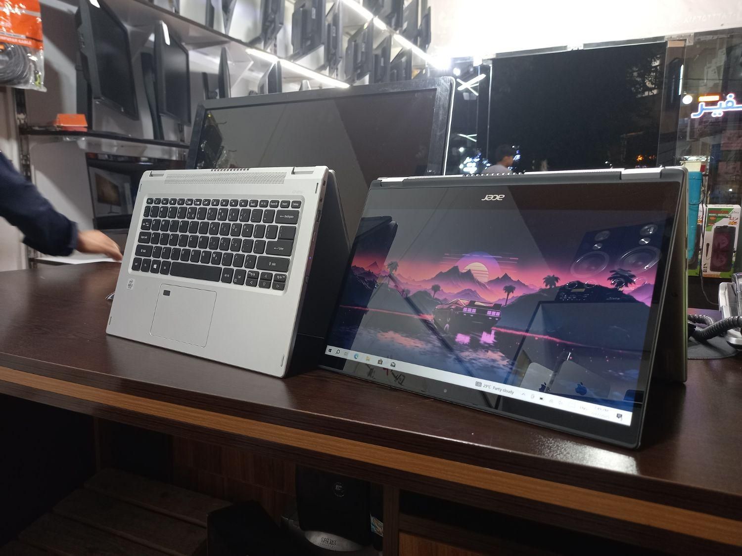 لپ تاپ اپن باکس برند acer  صفحه لمسی با قلم نوری|رایانه همراه|شهرکرد, |دیوار