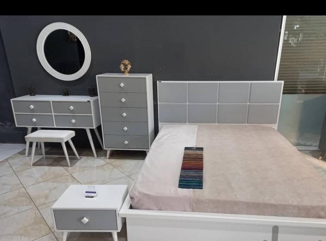 سرویس خواب/ سفید طوسی/فایل ۵کشو|تخت و سرویس خواب|کرمانشاه, |دیوار