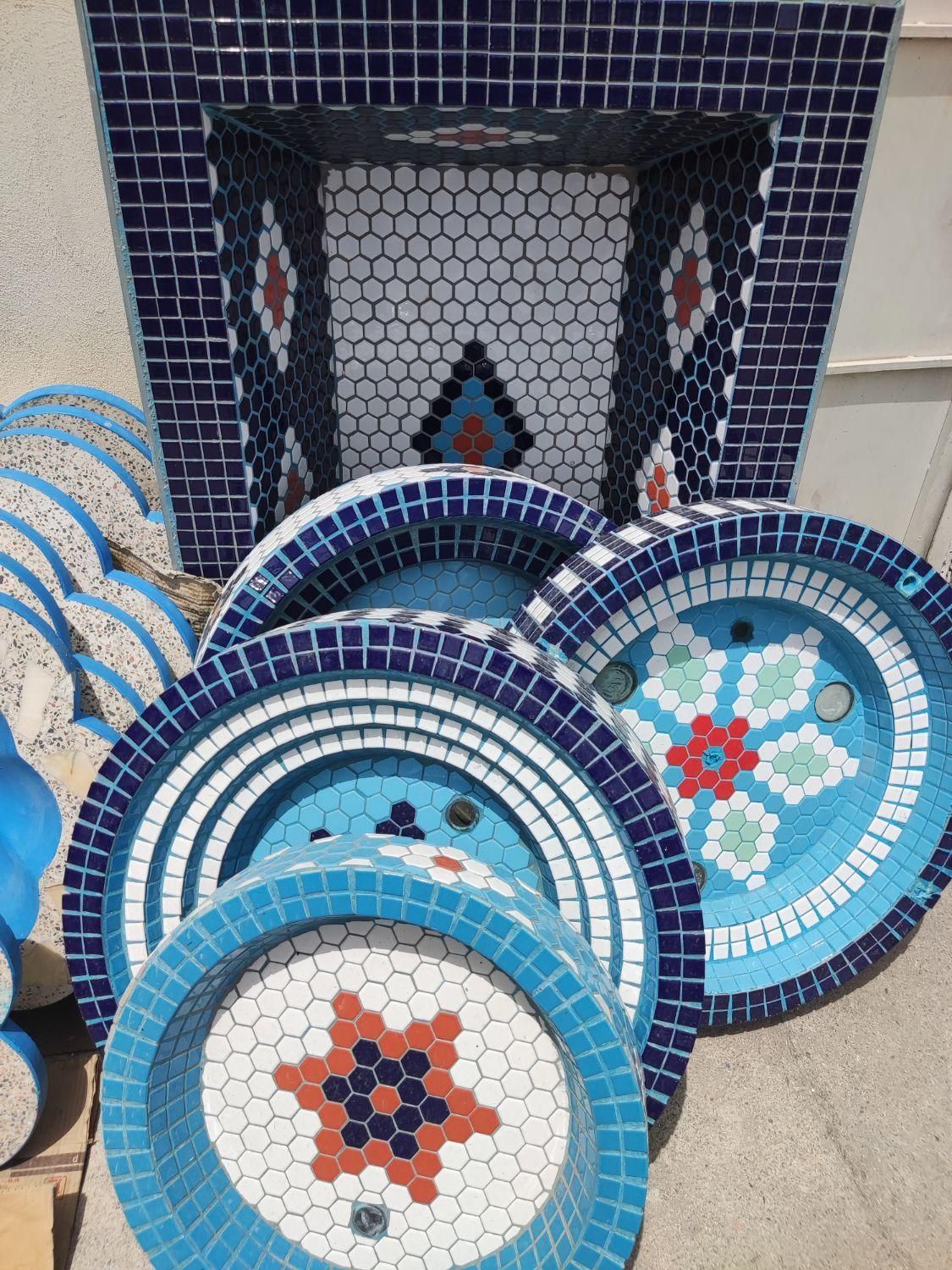 آبنما و حوض شطرنجی کاشیکاری فرشتگان اصل|مصالح و تجهیزات ساختمان|تهران, پونک|دیوار