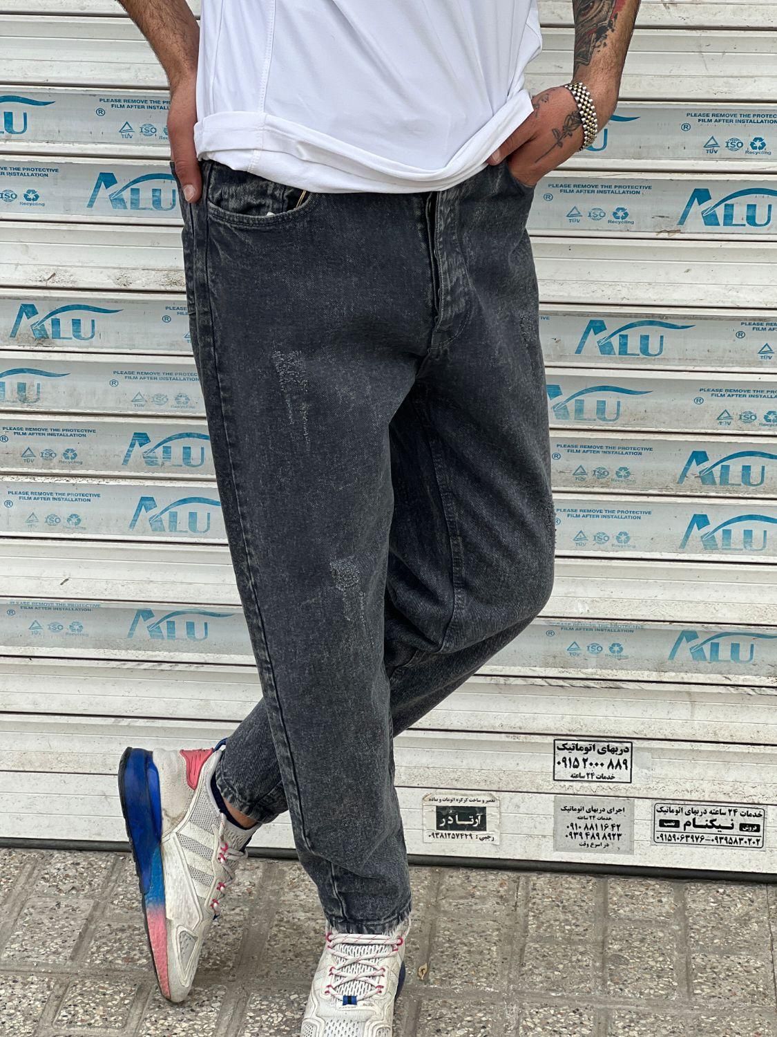 شلوارلی راسته مام ذغالی آبی یخی پنبه|لباس|مشهد, یوسفیه (شهرک غرب)|دیوار