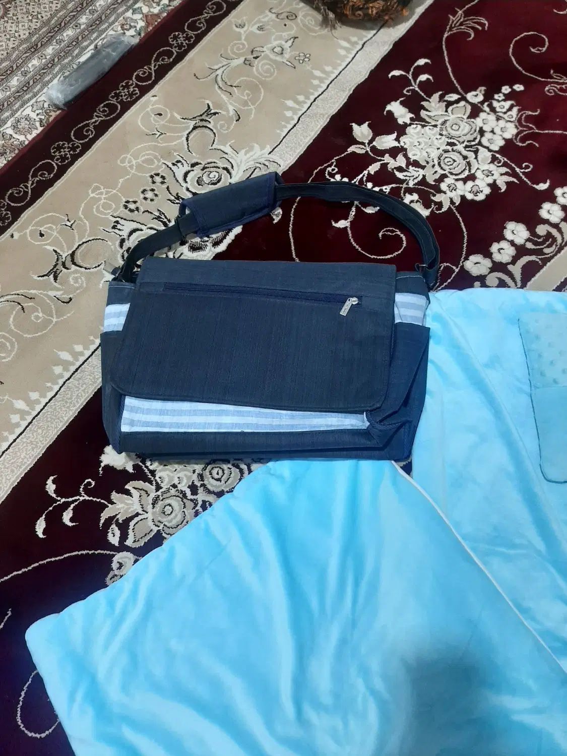 رختخواب وقنداق فرنگی بچه همراه باساک لوازم نو|کفش و لباس بچه|رودهن, |دیوار