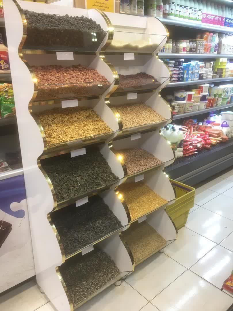 جا حبوباتی استند خشکبار و حبوبات و شکلات|فروشگاه و مغازه|یزد, |دیوار